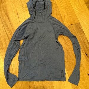 Melanzana merino base layer hoodie